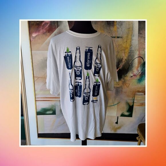 Corona Cerveza  Bottle and Can shirt 2XL NWOT - Picture 1 of 4